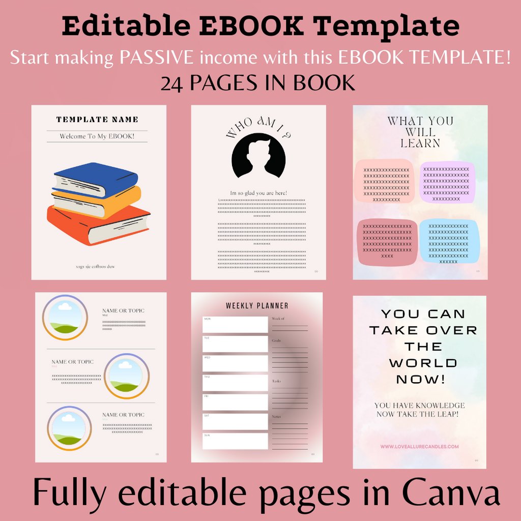 Editable E Book Template